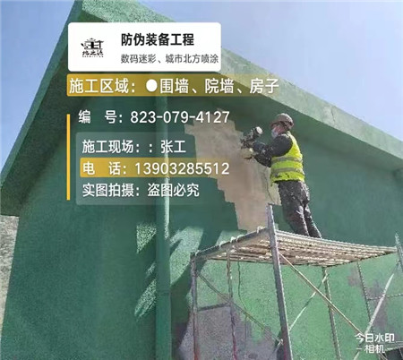 乌兰察布设备迷彩喷涂,迷彩漆施工